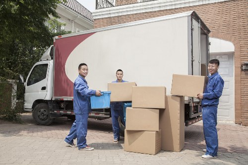 Man with a van service helping with a local move in Belsize Park