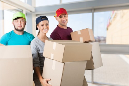 Professional movers in Belsize Park completing a secure relocation