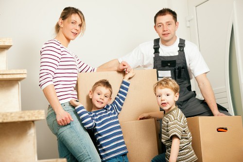 Local movers handling access and loading for a business relocation
