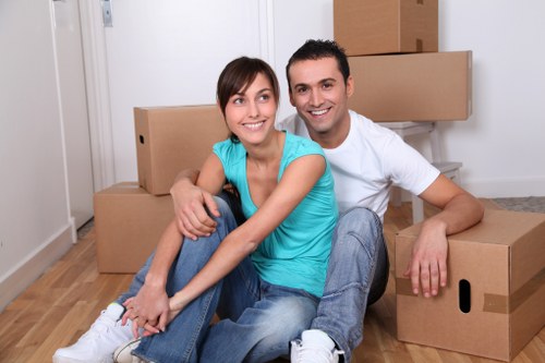 Local removal team managing a furniture move in Belsize Park