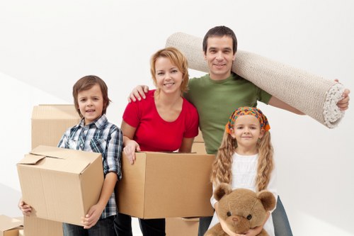 Careful flat removal with furniture protection in Belsize Park