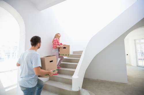 Local van service for flat moves near Belsize Park residential streets