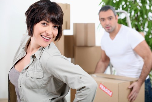 Packing and dismantling office furniture for a Belsize Park relocation