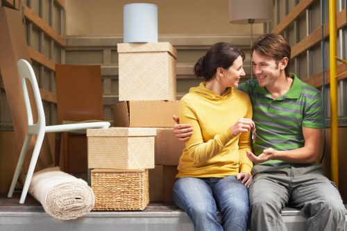 Local packing service materials prepared for residential or office relocation